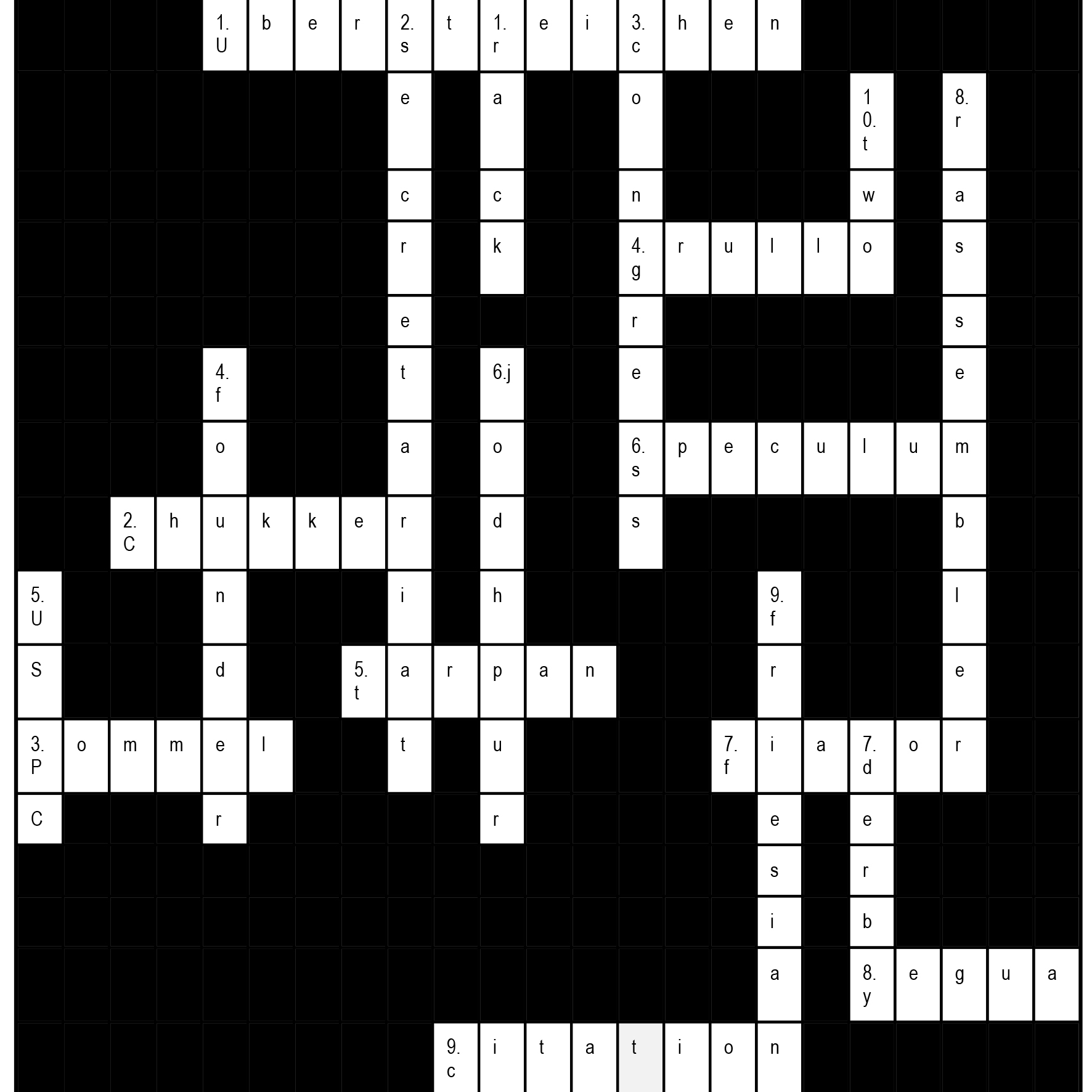 Crossword Answers The Midwest Equestrian