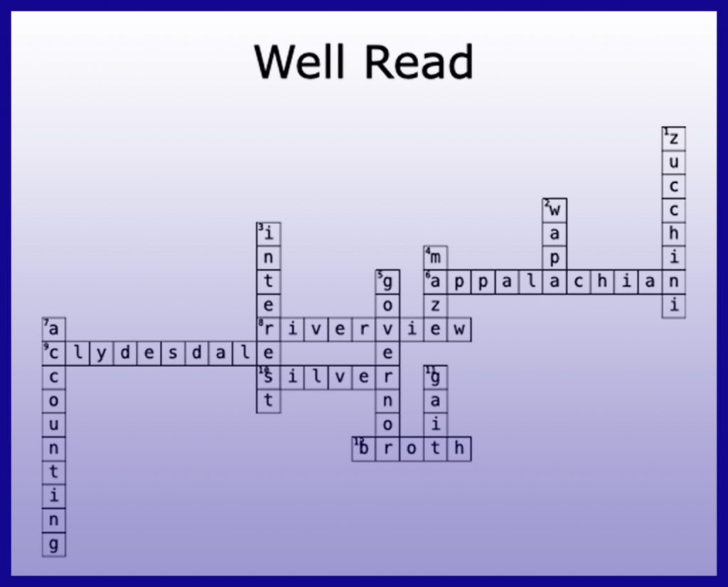 Fall 2021 Crossword Puzzle Answers The Midwest Equestrian